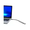 USB Hub Port Designs 900163 Type-C 5000 Mbit/s Srebrny