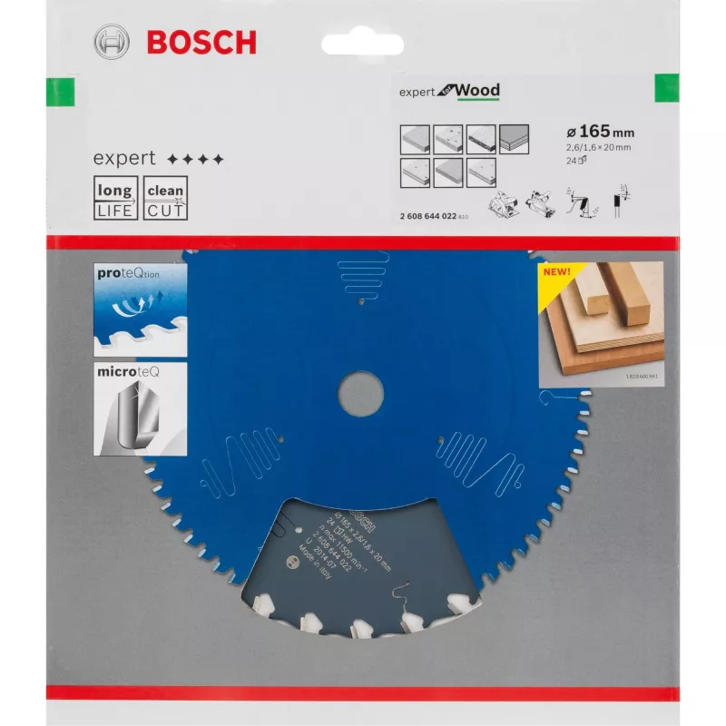 Piła tarczowa Bosch 2608644022 16.5 cm 1 szt.