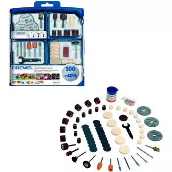 Dremel 100-częściowy zestaw wielofunkcyjnych akcesoriów