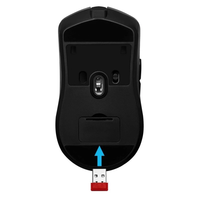Bezprzewodowa mysz gamingowa DEFENDER Demon GM-534 RF, symetryczna, 3200 DPI, 5 przycisków, nanoodbiornik USB-A 2.4 GHz