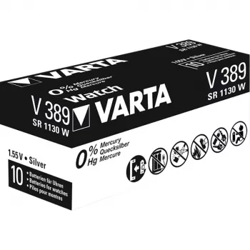 Bateria jednorazowa Varta Primary srebrny Button 389