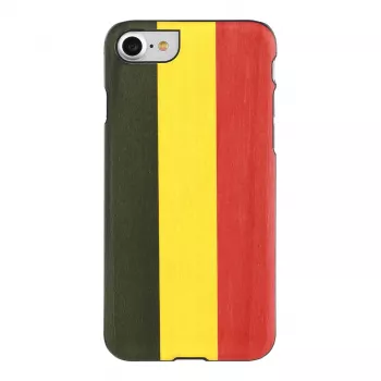 Etui na telefon Man and Wood do iPhone 7/8 — reggae Czarny