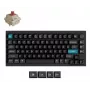 Mechaniczna klawiatura Keychron Q1 Ultra 8K — układ 75%, USB + RF Wireless + Bluetooth, RGB, czarna
