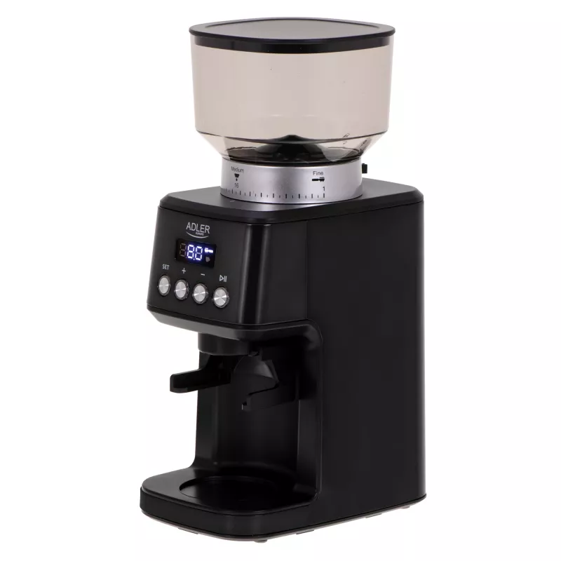 Młynek do kawy żarnowy Adler | AD 4300 | 180 W | Pojemność na ziarna 300 g | Czarny