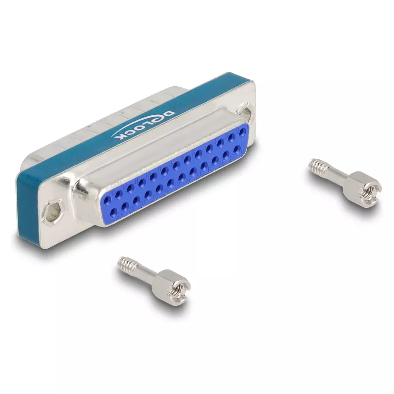 DeLOCK filtr tłumiący zakłócenia RF/EMI D-Sub 25 pin męski na żeński dolnoprzepustowy indukcyjny