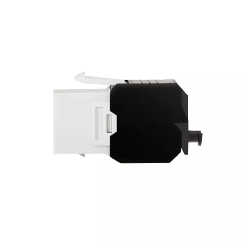 LogiLink NK4066 Moduł Keystone Płaski Czarny Biały RJ-45