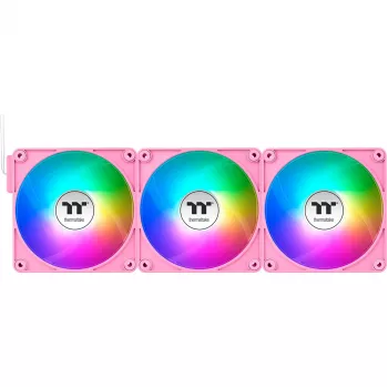 Thermaltake CT120 EX ARGB 120mm Różowy 3-Pack Wentylatory Obudowy