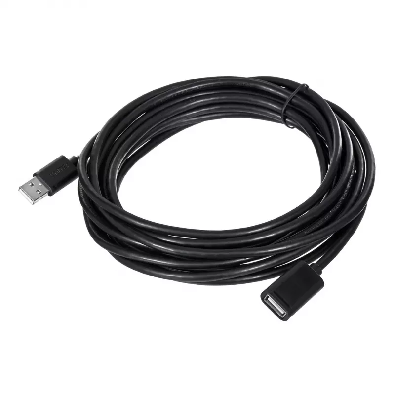 Przedłużacz USB Unitek Y‑C418GBK 5 m USB A na USB A USB 2.0, czarny