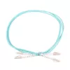 Patchcord LC/UPC-LC/UPC duplex 5 m — Extralink OM3 wielomodowy, 3 mm FTTH, aqua