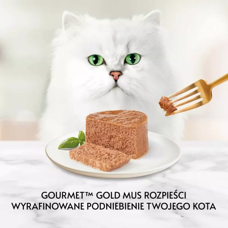 Multipak mokrej karmy dla kota Purina Nestlé Gourmet Gold Mus Mix 48×85 g puszek różne smaki