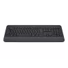 Logitech Signature K650 - Klawiatura - Bezprzewodowa - Bluetooth 5.1 - QWERTZ - Szwedzka - Grafitowa
