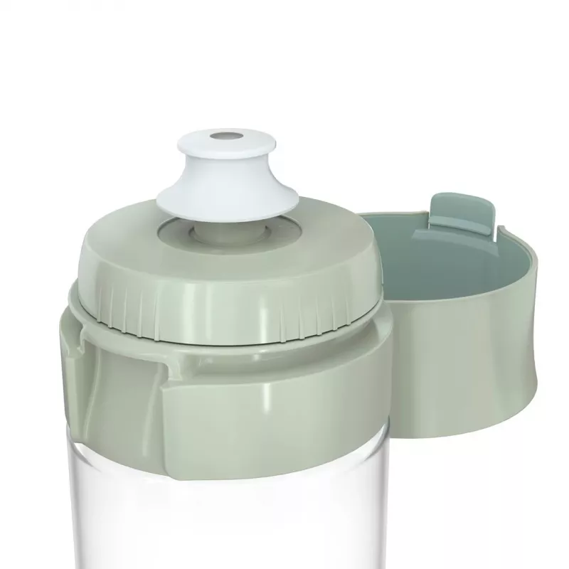 Butelka na wodę wielokrotnego użytku BRITA Fill&Go Vital 600 ml z wbudowanym filtrem MicroDisc, zielona