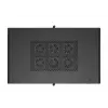 19-calowa szafa rack LANBERG FF01-6022-23B, 22U, 600×1000 mm, czarna, drzwi perforowane