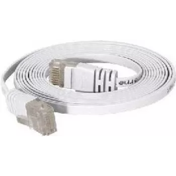 Kabel sieciowy Tecline 5m Kat.6 Biały