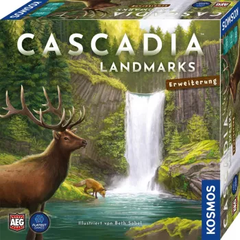 Kosmos Cascadia Landmarks, gra planszowa, Rodzinna, 10 lat, 60 min