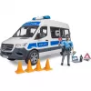 Zestaw Mercedes-Benz Policyjny Sprinter z figurką i modułem świetlno-dźwiękowym