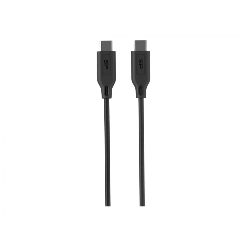 Kabel USB Silicon Power LK15CC 1m USB C Czarny 0,48 Gbit/s