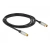 Kabel koncentryczny RG-6/U DeLOCK 88946 2m IEC Czarny