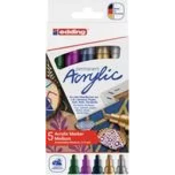 Marker akrylowy Edding 5100 2,0–3,0 mm kolory mieszane