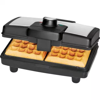 Clatronic WA 3606 gofrownica 2 gofr(y) Czarny,stal nierdzewna 800 W