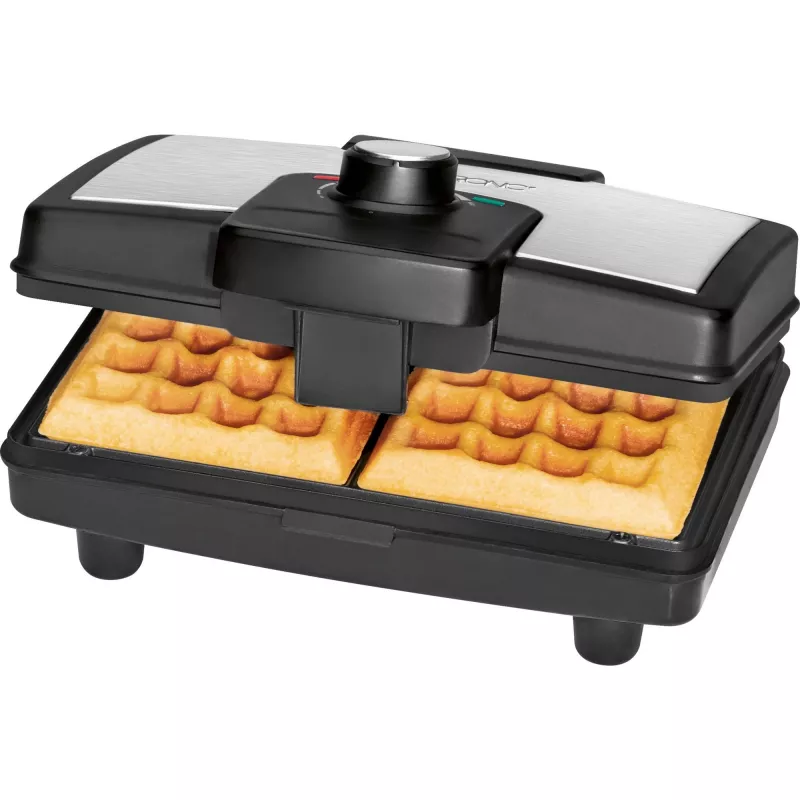 Clatronic WA 3606 gofrownica 2 gofr(y) Czarny,stal nierdzewna 800 W