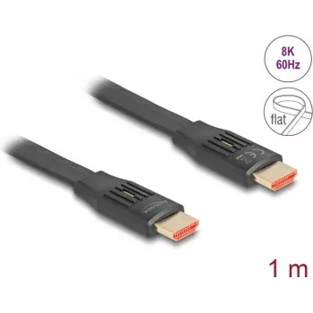 Kabel DeLOCK HDMI 1m Typ A Standardowy Czarny 48 Gbit/s