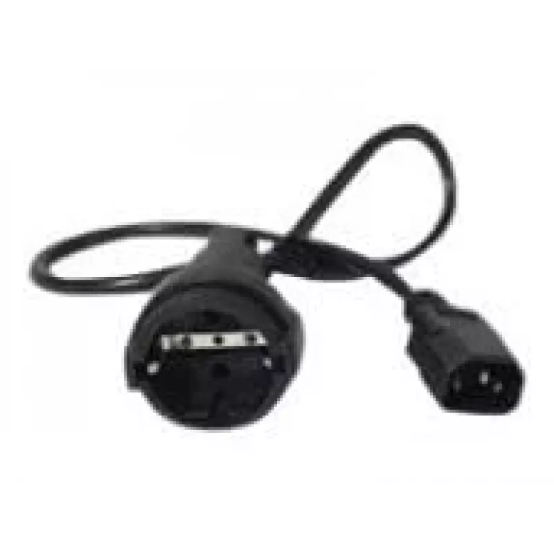 Kabel zasilający APC AP9880 czarny 0,6 m złącze C14 CEE7/7