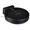Robot odkurzający TEESA Smart VAC 2 — okrągły, czarny, siła ssania 1000 Pa, bateria litowa 9,6 V/2000 mAh, pojemnik na kurz 0,2 l, Wi‑Fi, automatyczny powrót
