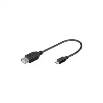 Wentronic Goobay Adapter USB 2.0 Hi-Speed, 0,2 m - Gniazdo USB 2.0 (Type A) > Wtyk USB 2.0 Micro (Type B) (95194)