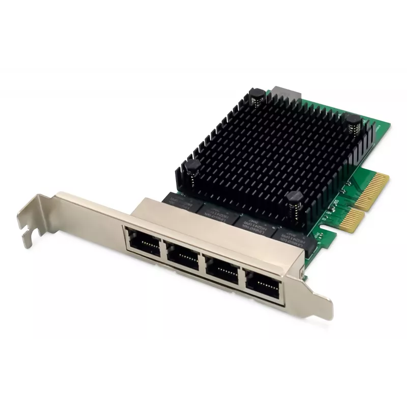 Digitus 4-portowa karta sieciowa 2.5 Gigabit Ethernet PCI Express z chipsetem Realtek