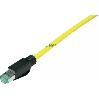 Harting 09 45 151 1520 Ethernet kabel krosowy Czarny