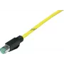 Harting 09 45 151 1520 Ethernet kabel krosowy Czarny