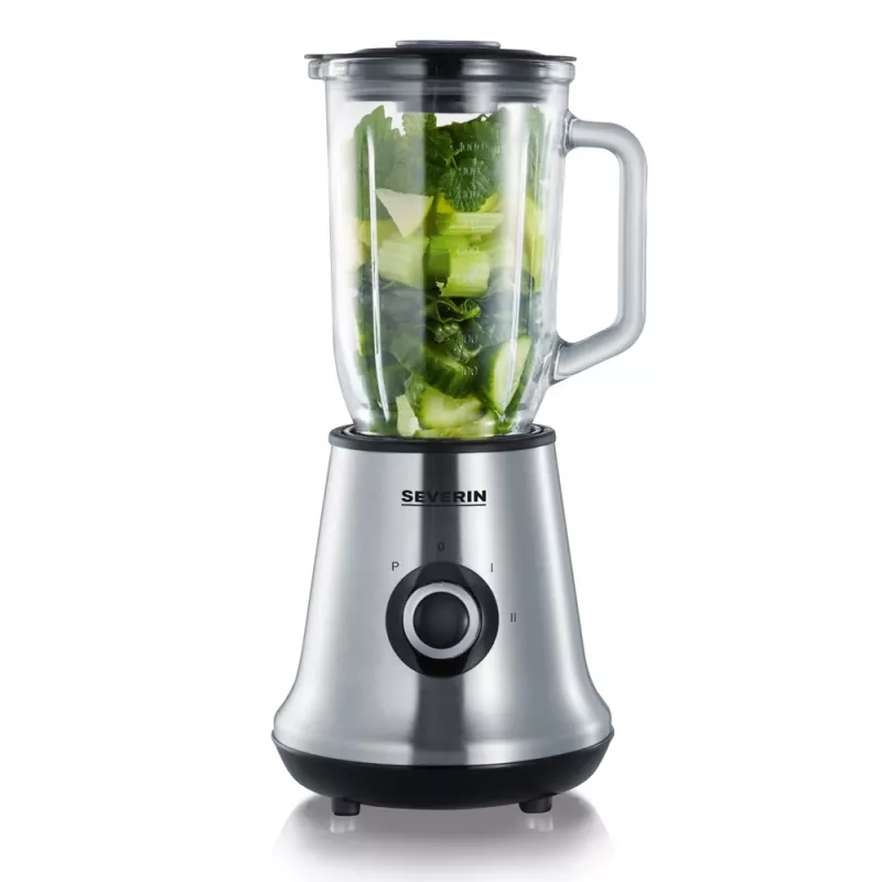 Blender stołowy Severin SM 3734 Czarny - Stal nierdzewna 1l 500W Mikser (SM 3734)