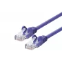 LOGON Cat5e U/UTP (UTP) kabel sieciowy, fioletowy, 5 m, RJ-45 na RJ-45