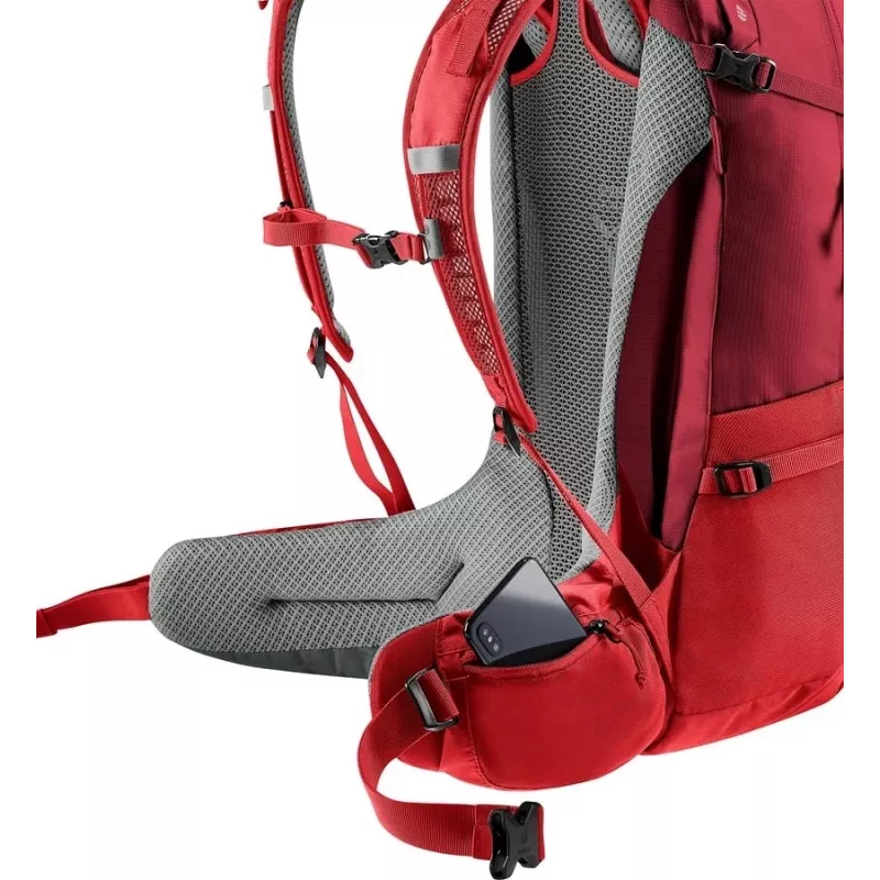 Deuter Futura 27 Damski plecak turystyczny Czerwony