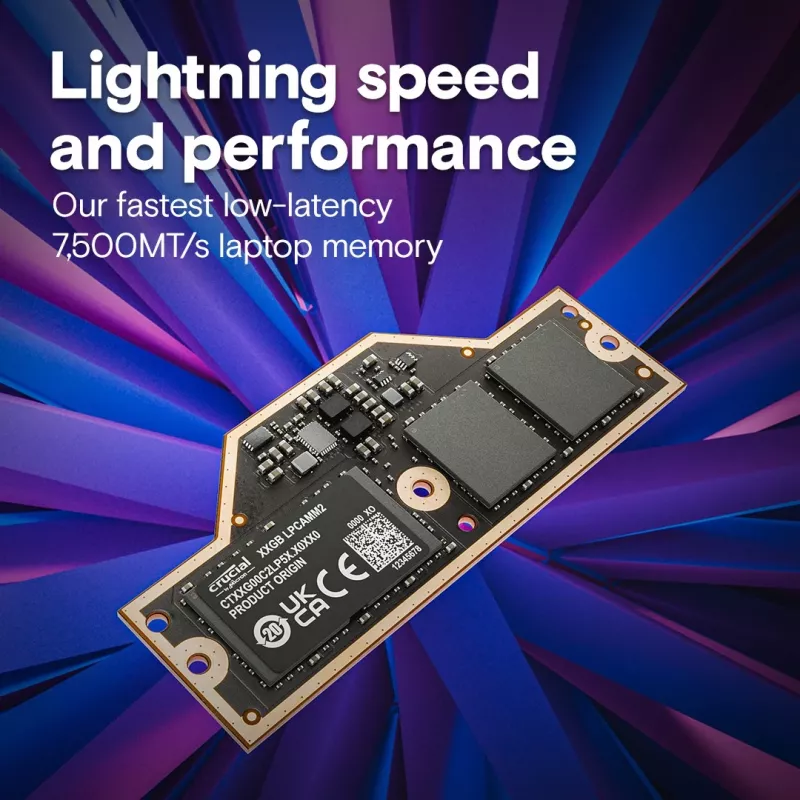 Moduł pamięci Crucial LPDDR5X 32 GB 7500 MT/s