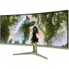 Zakrzywiony monitor komputerowy Arozzi Nova 34 cale (86,4 cm) 3440×1440 21:9 LED 1 ms Zielony