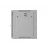 Szafa rack do montażu naściennego 19 inch 9U 600x450, szara, drzwi perforowane