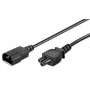 Kabel zasilający Microconnect PE080618 Czarny 1,8 m Wtyk C14 Wtyk C5
