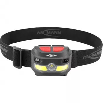 Latarka czołowa Ansmann HD250RS czarna COB LED 4W IP54