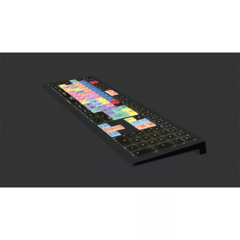 Logickeyboard Adobe Premiere Pro CC Astra 2 Klawiatura uniwersalna USB QWERTZ niemiecka szara