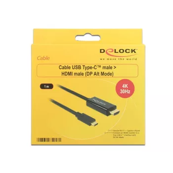 adapter kablowya wideo USB Type-C HDMI DeLOCK 85258