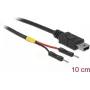 Kabel USB DeLOCK 85412 Mini-USB B Czarny 0,1 m