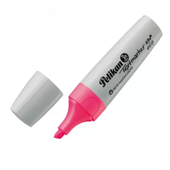 Marker Pelikan Textmarker 490 eco 4 szt. Ścięta końcówka Zielony Pomarańczowy Różowy Żółty