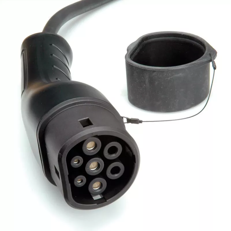 Kabel do ładowania pojazdów elektrycznych ROLINE Type 2 na Type 2 7,5 m — 22 kW, 32 A, 480 V