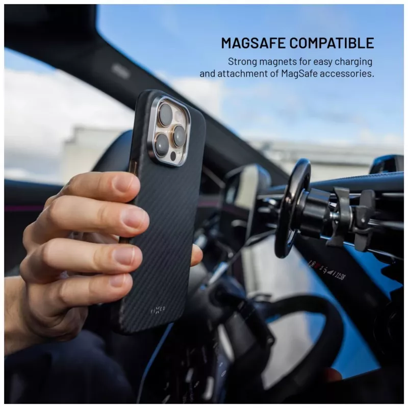 Etui ochronne FIXED MagVelar do Apple iPhone 17 Pro, czarne
