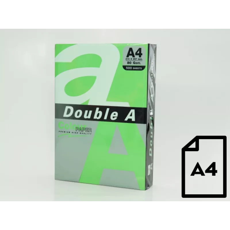 Kolorowy papier Double A, 80 g, A4, 500 arkuszy, Parrot