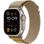 APPLE Watch Ultra 2 GPS + Cellular 49mm Natural Titanium Case z Tan Alpine Loop - Duży