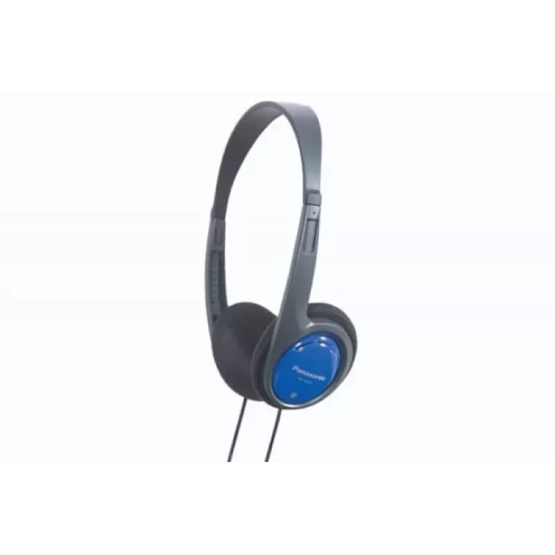 Słuchawki Panasonic RP-HT010E-A czarno-niebieskie z kablem 1,2 m, ultralekkie