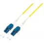 LogiLink Uniboot LWL Patchkabel, 2x LC-Duplex, OS2, 10,0 m platzsparende Patchlösung für Hochleistungsnetze, Faser: - 1 Stück (FP0UB10)